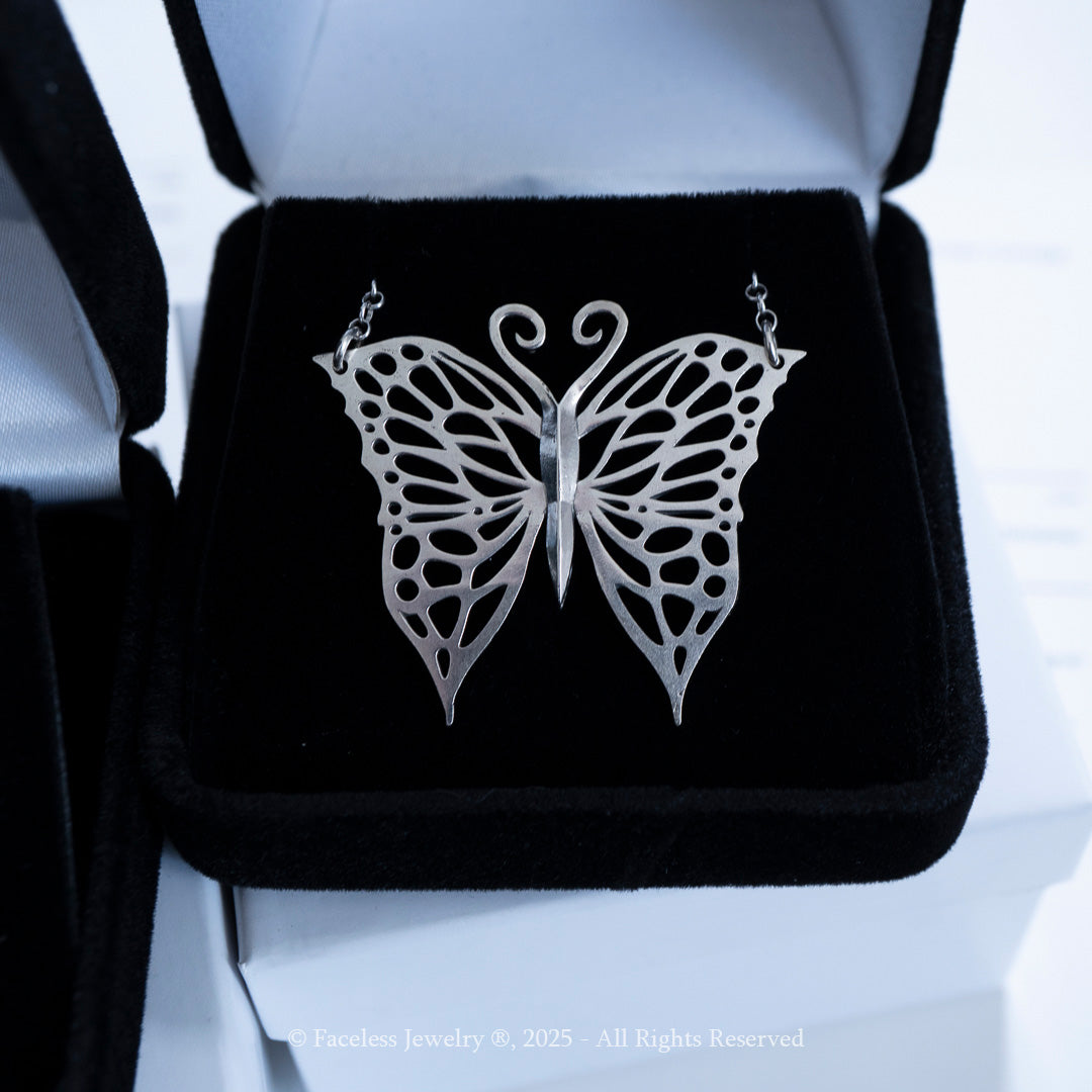 Monarch - Butterfly Necklace - A Journey of Transformation