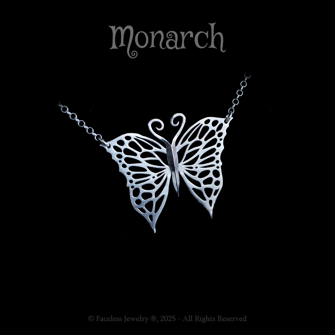 Monarch - Butterfly Necklace - A Journey of Transformation