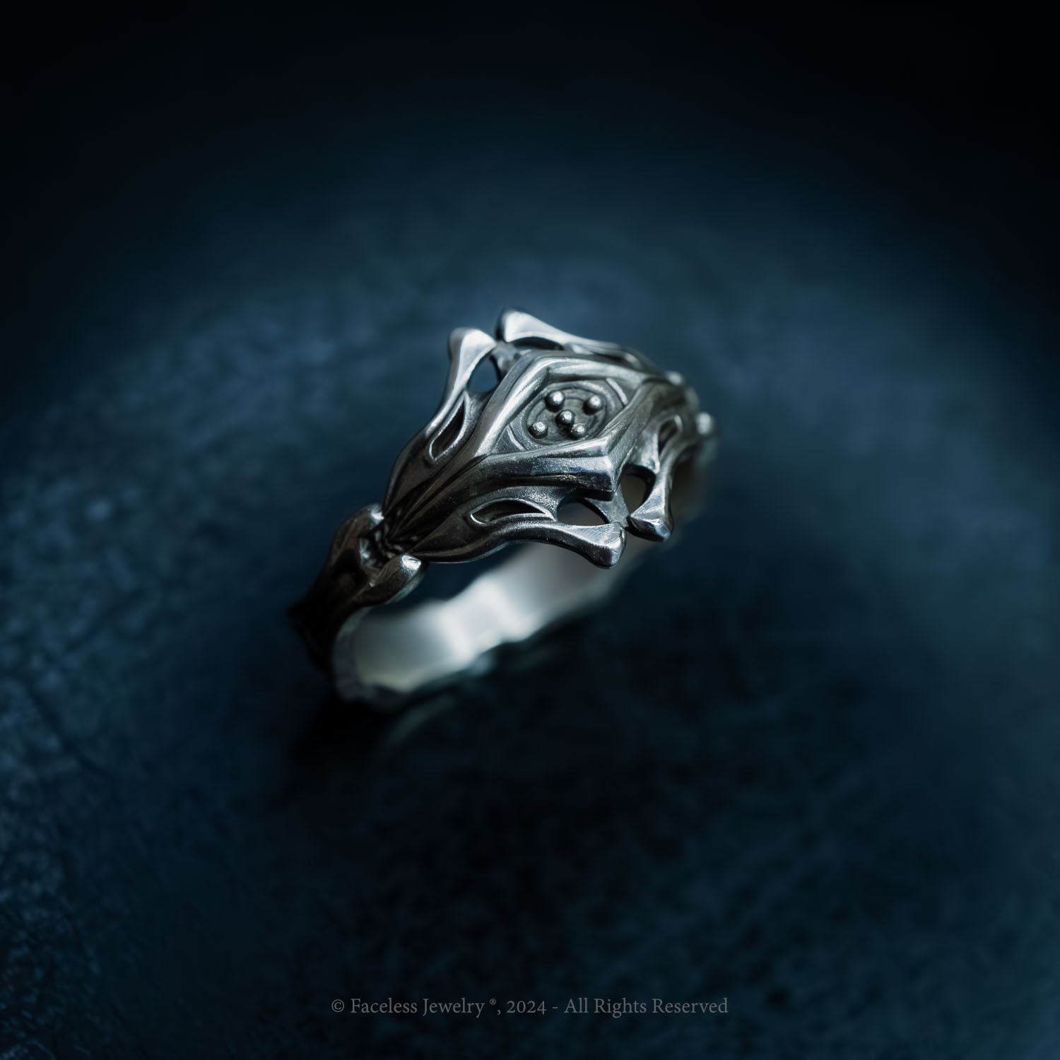 Famine - A Sterling Silver Stackable Band Ring