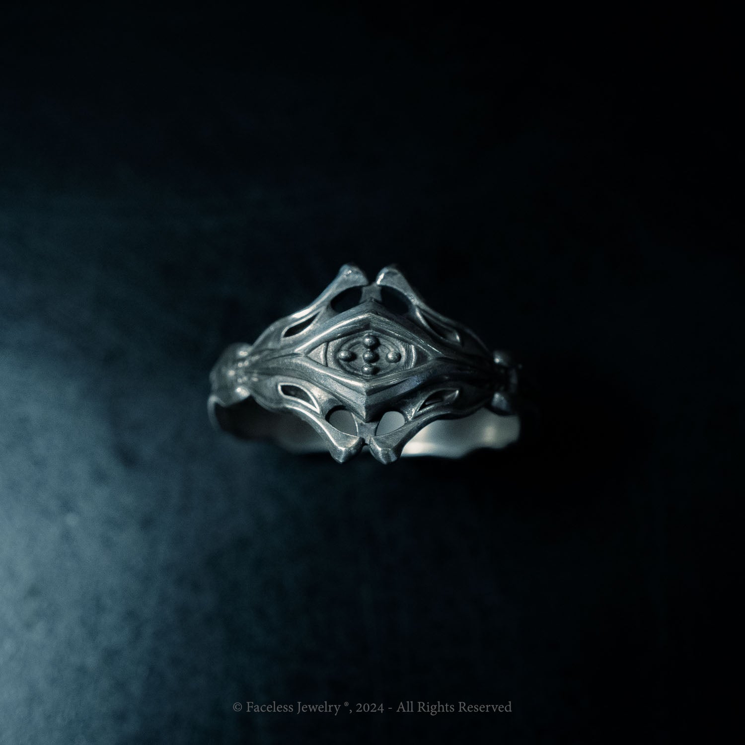 Famine - A Sterling Silver Stackable Band Ring