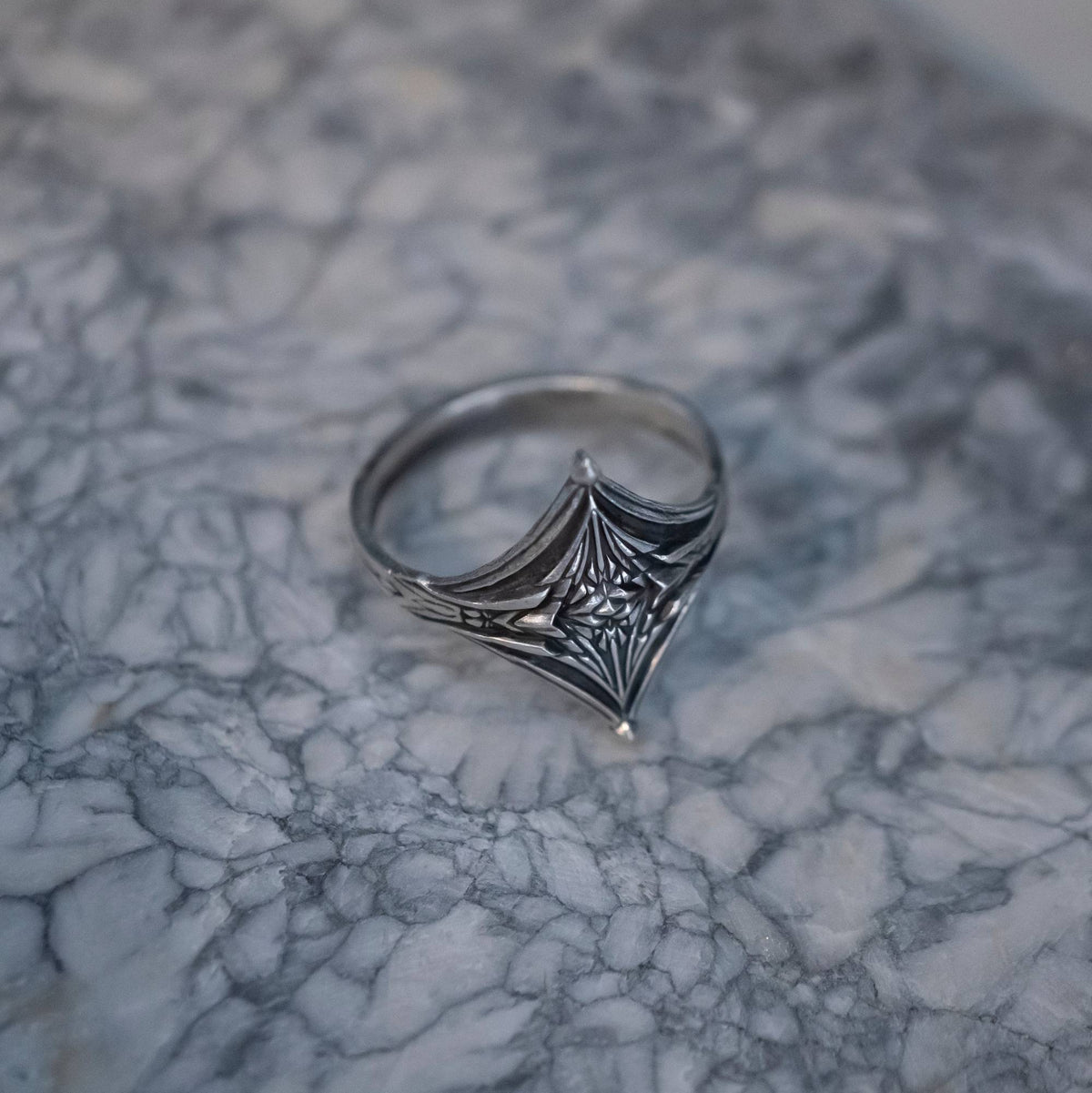 Glisten - A Sterling Silver Statement Ring