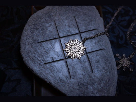 Design Spotlight - Sacred Sun Geometric Pendant - Faceless Jewelry