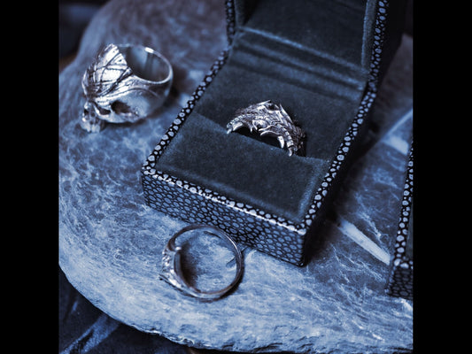Introducing The Infernal Dracken Ring In Sterling Silver! - Faceless Jewelry