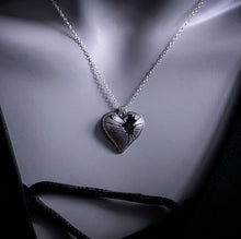 Frantumi - Collana con cuore spezzato in argento sterling