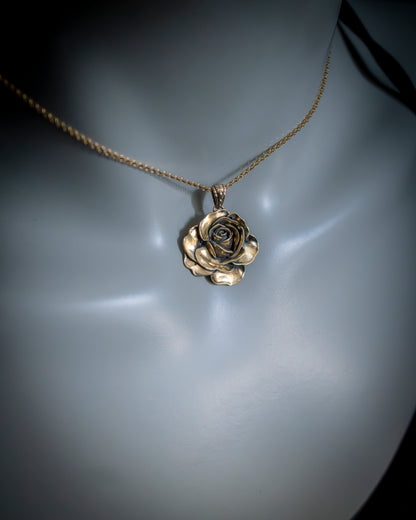 The Golden Rose – 14Kt Luxury Gold Pendant for Love &amp; Devotion