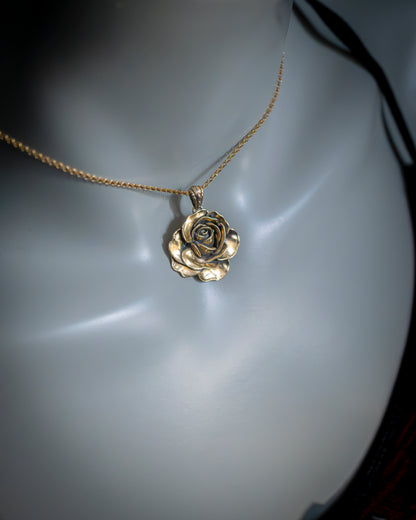 The Golden Rose – 14Kt Luxury Gold Pendant for Love &amp; Devotion