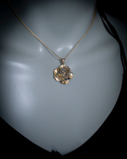 The Golden Rose – 14Kt Luxury Gold Pendant for Love &amp; Devotion