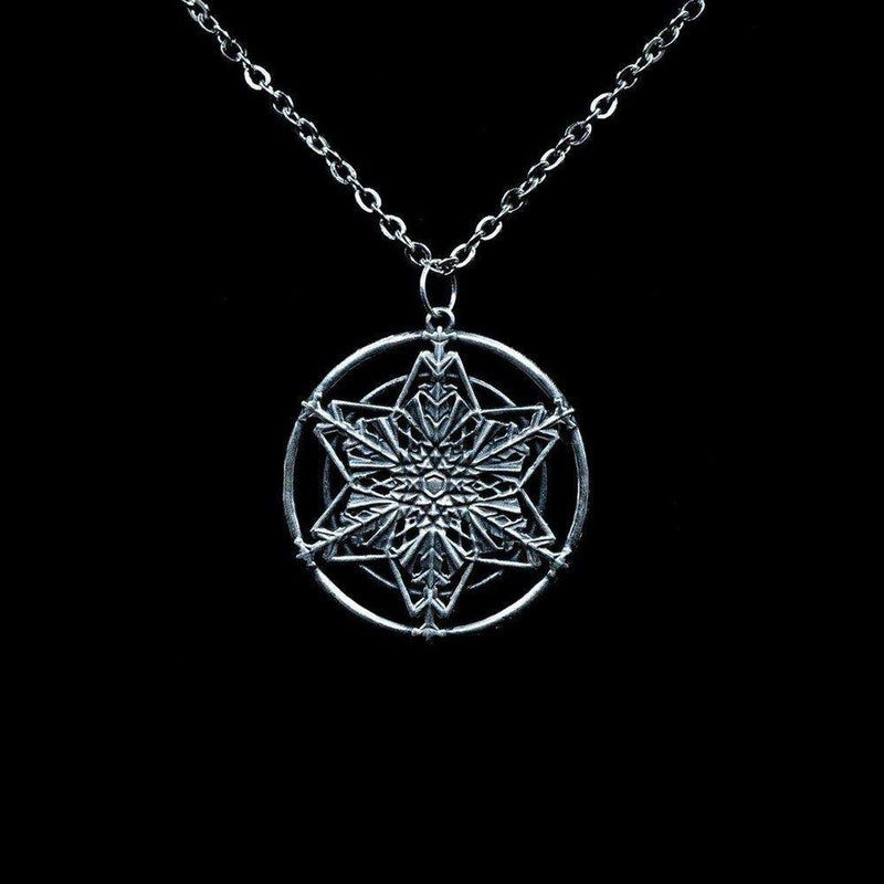 Fractal Frost - Faceless Jewelry - alternative and gothic dark jewelry - for the mysterious and fantastical - take it's beauty with you Pendants