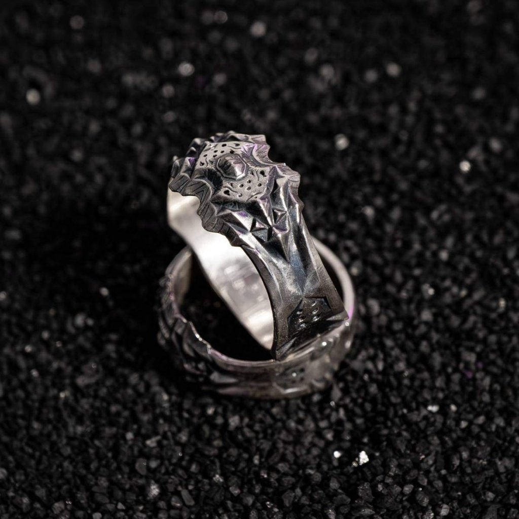 Ring of the Dark King - Fantasy Ring, Necromancer Ring, Wizard Ring ...