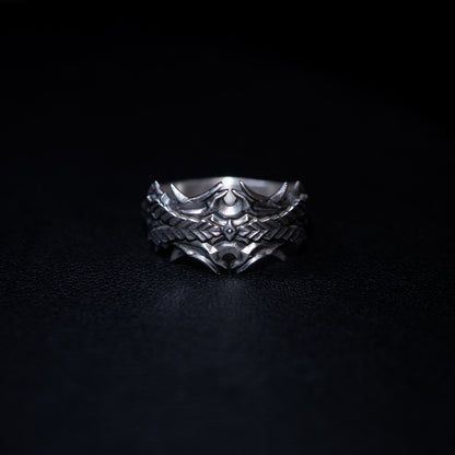 Infernal Dracken - A Sterling Silver Draconic Band