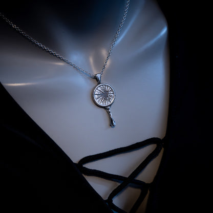 Reflection - Broken Mirror Necklace in Sterling Silver