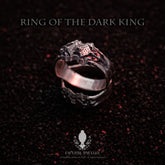 Ring of the Dark King - Faceless Jewelry - alternative and gothic dark jewelry - for the mysterious and fantastical - take it&