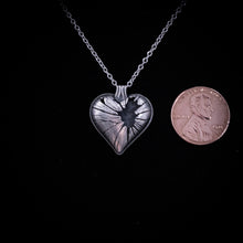 Frantumi - Collana con cuore spezzato in argento sterling