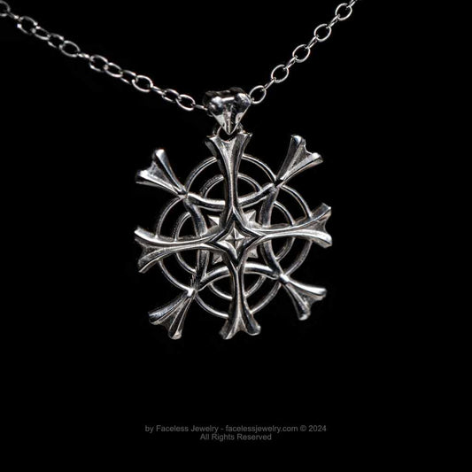 Star of the Witch - Sterling Silver Pendant